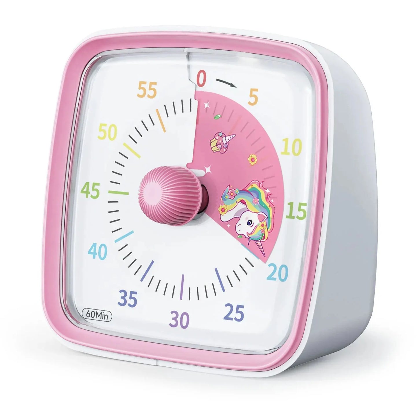 Yunbaoit temporizador Visual con luz nocturna, temporizador de cuenta atrás de 60 minutos para niños y adultos, temporizador de aula silencioso para el hogar, la escuela