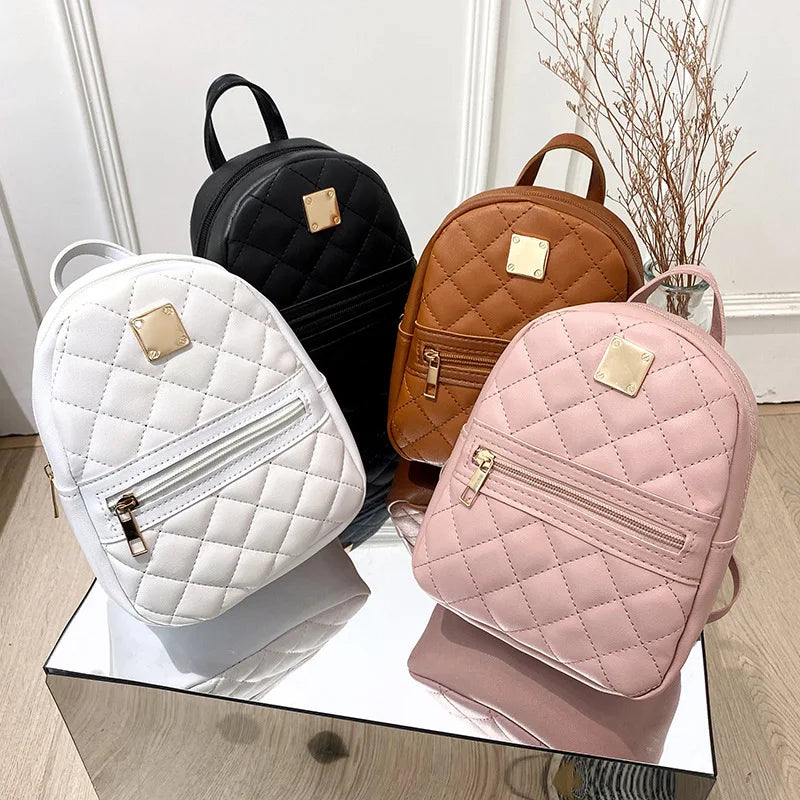 Bolso con patrón de cuadros en forma de rombo para mujer de HOMEFISH, mochila grande para ir al trabajo, bolso cruzado de hombro minimalista informal para teléfono móvil