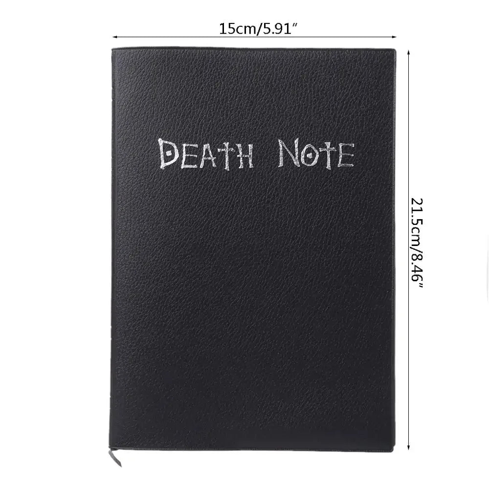Nuevo cuaderno coleccionable Death Note, escuela, gran tema de Anime, diario de escritura, planificador diario, papelería, accesorio de Cosplay, ventilador