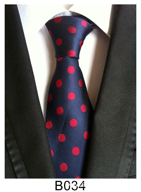 Manufacturers wholesale tie polyester jacquard tie men's casual formal wear professional business tie in stock supply