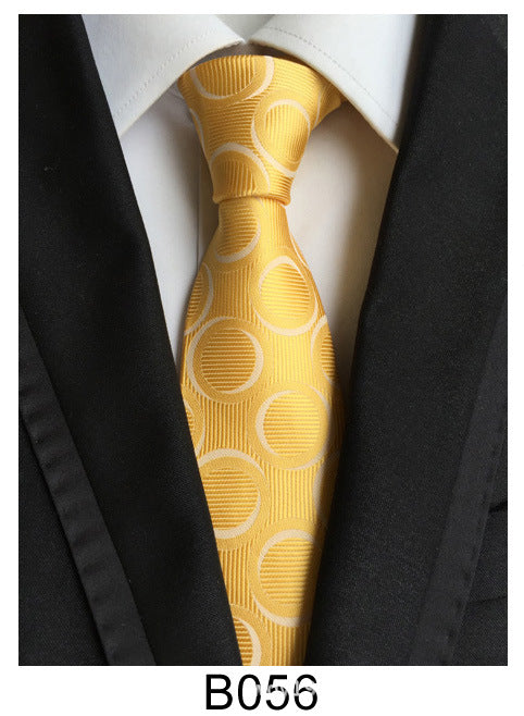 Manufacturers wholesale tie polyester jacquard tie men's casual formal wear professional business tie in stock supply