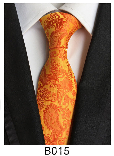 Manufacturers wholesale tie polyester jacquard tie men's casual formal wear professional business tie in stock supply
