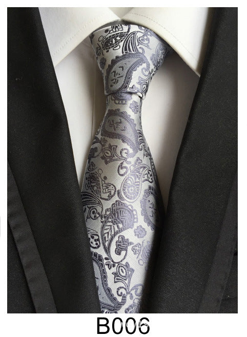 Manufacturers wholesale tie polyester jacquard tie men's casual formal wear professional business tie in stock supply