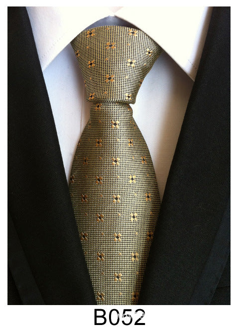 Manufacturers wholesale tie polyester jacquard tie men's casual formal wear professional business tie in stock supply