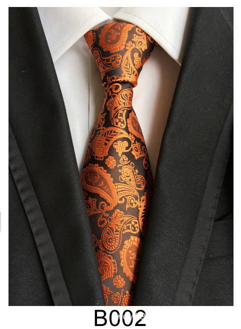 Manufacturers wholesale tie polyester jacquard tie men's casual formal wear professional business tie in stock supply