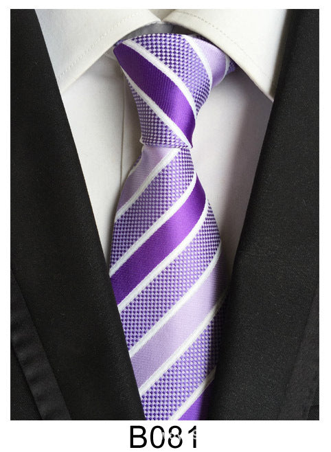 Manufacturers wholesale tie polyester jacquard tie men's casual formal wear professional business tie in stock supply