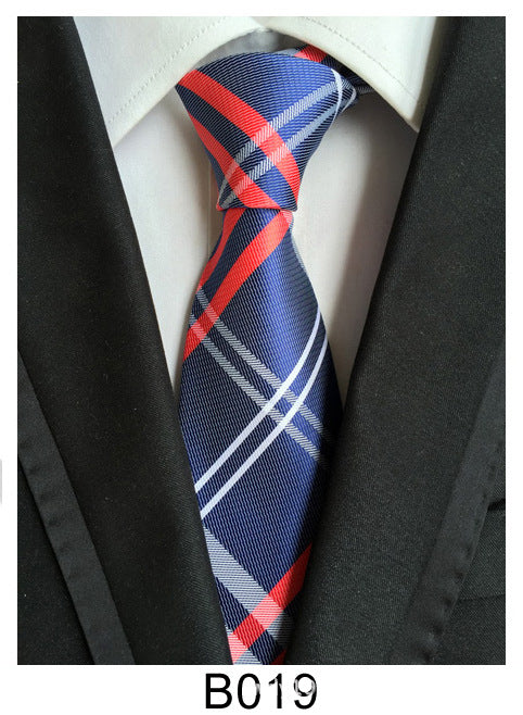 Manufacturers wholesale tie polyester jacquard tie men's casual formal wear professional business tie in stock supply