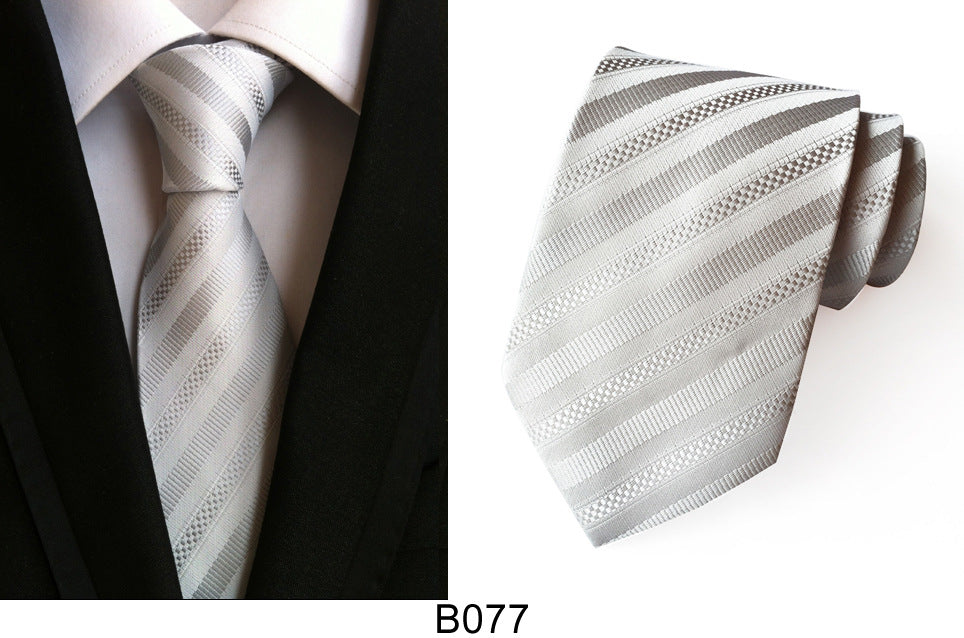 Manufacturers wholesale tie polyester jacquard tie men's casual formal wear professional business tie in stock supply