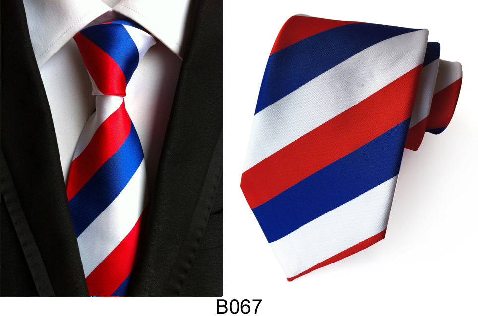 Manufacturers wholesale tie polyester jacquard tie men's casual formal wear professional business tie in stock supply