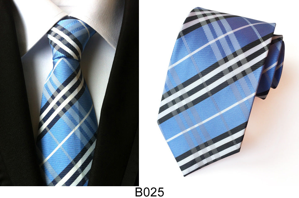 Manufacturers wholesale tie polyester jacquard tie men's casual formal wear professional business tie in stock supply