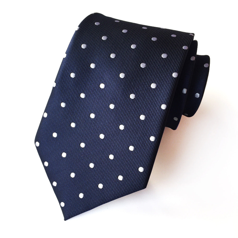 Manufacturers wholesale tie polyester jacquard tie men's casual formal wear professional business tie in stock supply