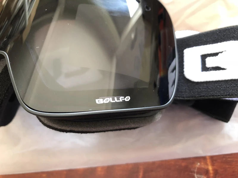 Gafas de esquí con lentes magnéticas de doble capa, máscaras antiniebla UV400, gafas de Snowboard, gafas de esquí para hombres y mujeres con estuche y lente