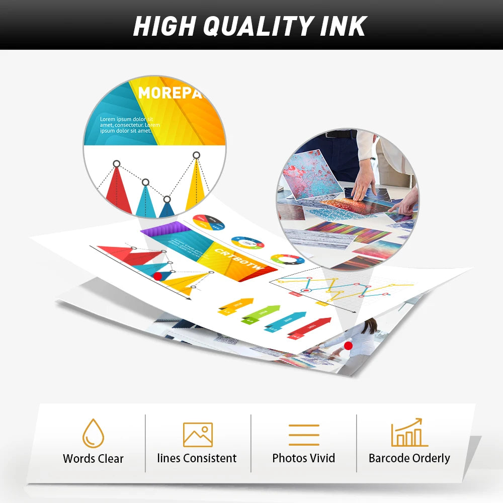 Reemplazo de cartucho de tinta 545XL para impresora Canon 545 546 XL Compatible con Pixma MG3053 MX490 MX494 MX495 PG545 CL546