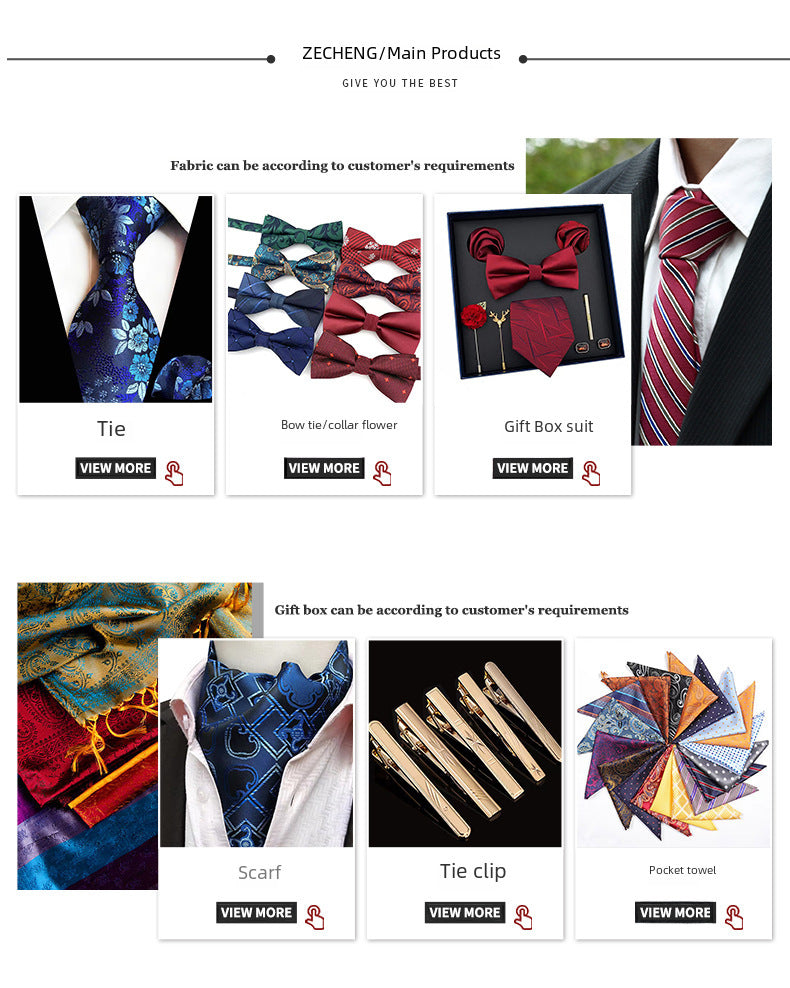Manufacturers wholesale tie polyester jacquard tie men's casual formal wear professional business tie in stock supply