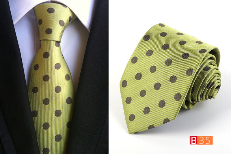 Manufacturers wholesale tie polyester jacquard tie men's casual formal wear professional business tie in stock supply
