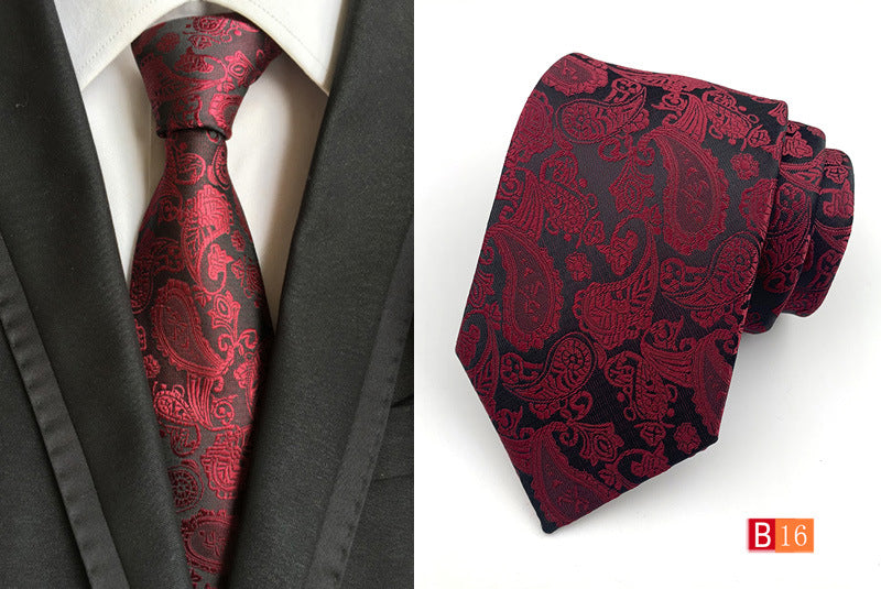 Manufacturers wholesale tie polyester jacquard tie men's casual formal wear professional business tie in stock supply