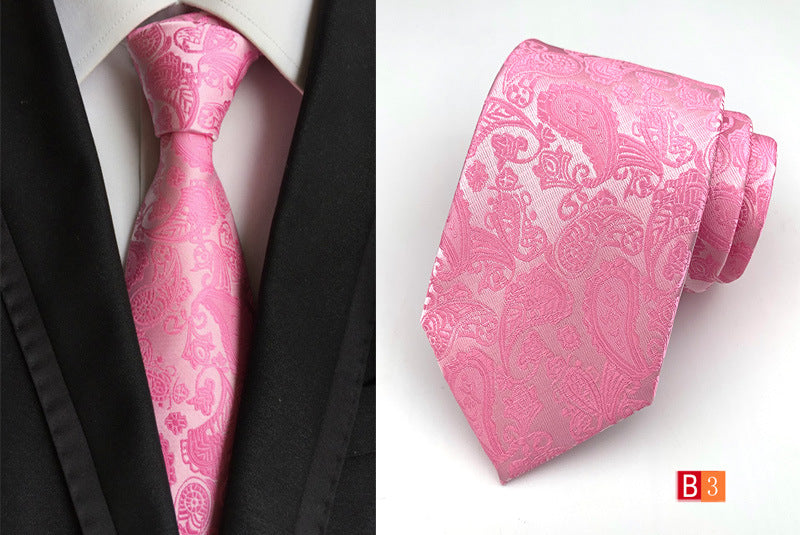 Manufacturers wholesale tie polyester jacquard tie men's casual formal wear professional business tie in stock supply