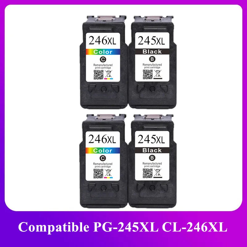 PG-245XL 245XL 246XL PG245 CL246 cartucho de tinta para Canon PG 245 PG-245 CL 246 para impresora Pixma iP2820 MX492 MG2924 MG2520