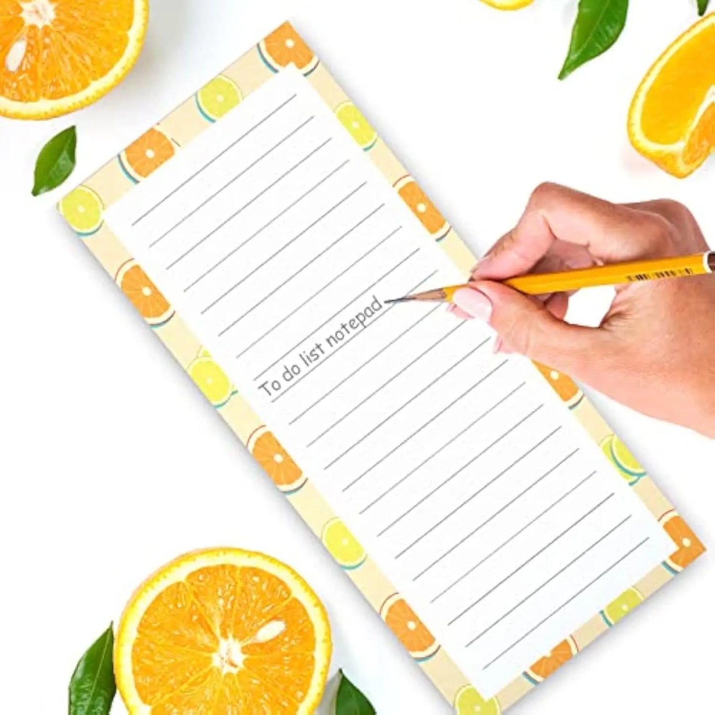 Bview Art 4 libros (200 piezas) Bloc de notas magnético rasgable - Pegatinas suaves para nevera con diseño de frutas para listas de compras y notas