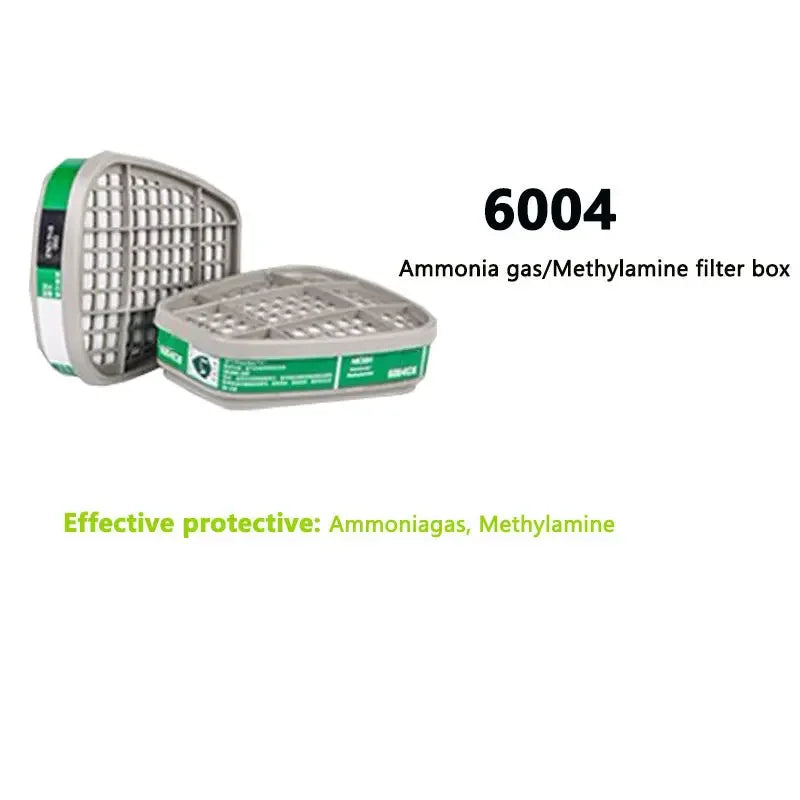 Caja de cartuchos 6001/6002/6004, juego de filtros de algodón 5N11 para máscaras de Gas y polvo de 3m, 6200/7502/6800, respirador de pulverización de pintura química