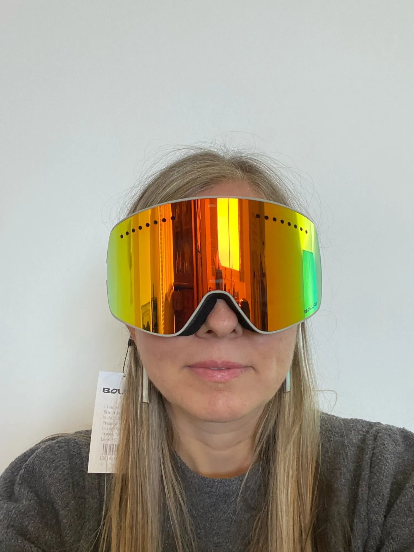 Gafas de esquí con lentes magnéticas de doble capa, máscaras antiniebla UV400, gafas de Snowboard, gafas de esquí para hombres y mujeres con estuche y lente
