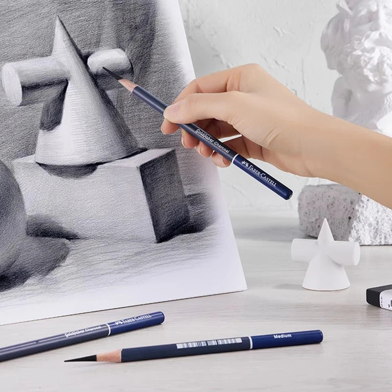 5/10 Uds Faber Castell Goldfaber carbón grafito juego de bocetos lápices para dibujar bocetos sombreado artistas suministros de arte