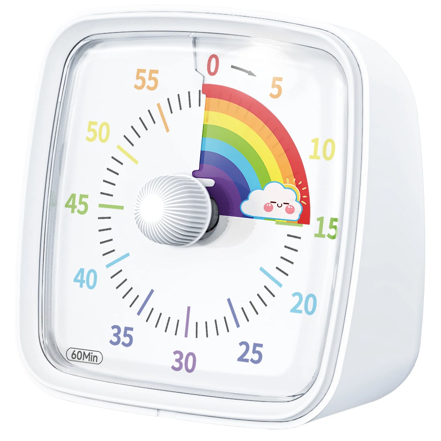 Yunbaoit temporizador Visual con luz nocturna, temporizador de cuenta atrás de 60 minutos para niños y adultos, temporizador de aula silencioso para el hogar, la escuela