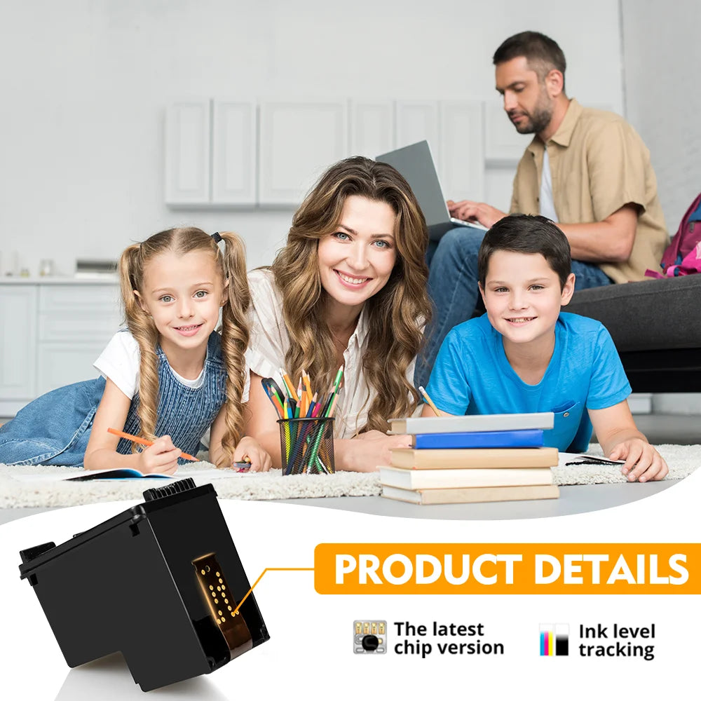 Cartucho de tinta Reprinpic 664XL Compatible con impresora HP 664 HP664 Deskjet 1115 2135 2675 3635 3775 4536 4538 5075 5275