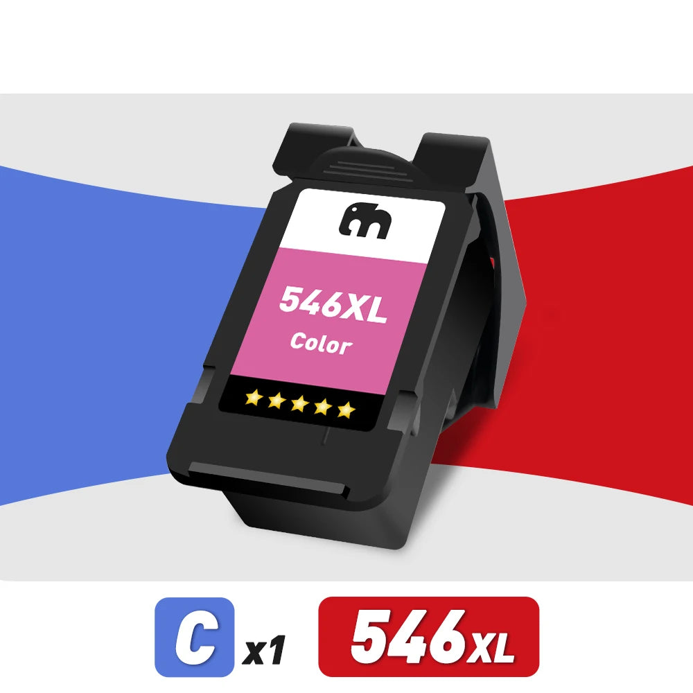 Reemplazo de cartucho de tinta 545XL para impresora Canon 545 546 XL Compatible con Pixma MG3053 MX490 MX494 MX495 PG545 CL546