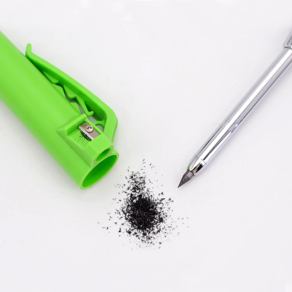 Nuevo Juego de Lápices de Carpintero Creativos de 55 mm de Largo con 50 Recambios de Mina, Lápiz de Marcado para Trabajos en Madera de 2.8 mm, Herramienta de Dibujo para Arquitectos