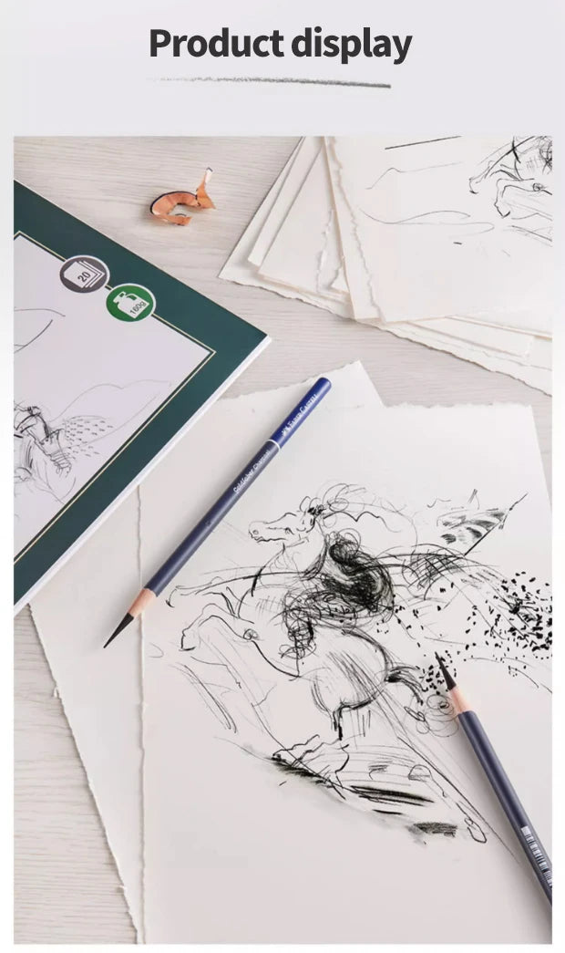 5/10 Uds Faber Castell Goldfaber carbón grafito juego de bocetos lápices para dibujar bocetos sombreado artistas suministros de arte