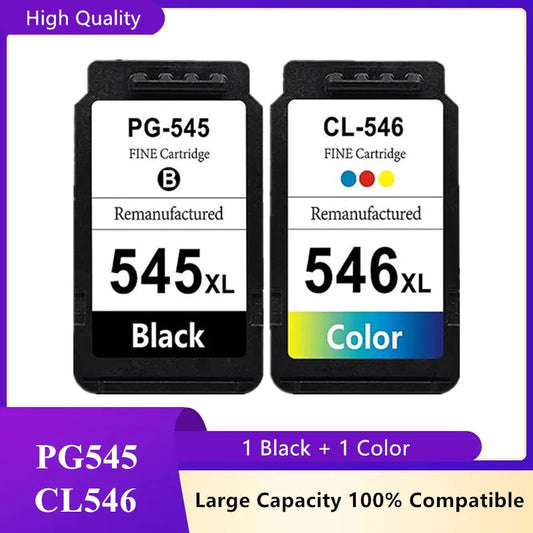 Cartucho de tinta para impresora, Compatible con PG545, CL546, 545XL, 546XL, Canon PG-545, Pixma MG3050, 2550, 2450, 2550S, 2950, MX495