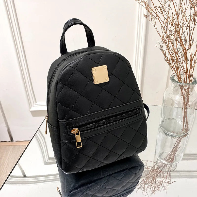 Bolso con patrón de cuadros en forma de rombo para mujer de HOMEFISH, mochila grande para ir al trabajo, bolso cruzado de hombro minimalista informal para teléfono móvil