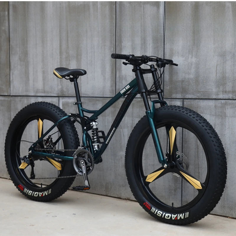 Bicicleta de Montaña todoterreno de velocidad Variable para playa, nieve, absorción de impacto, neumático Extra ancho 4,0 grande para adultos, bicicleta Unisex para estudiantes