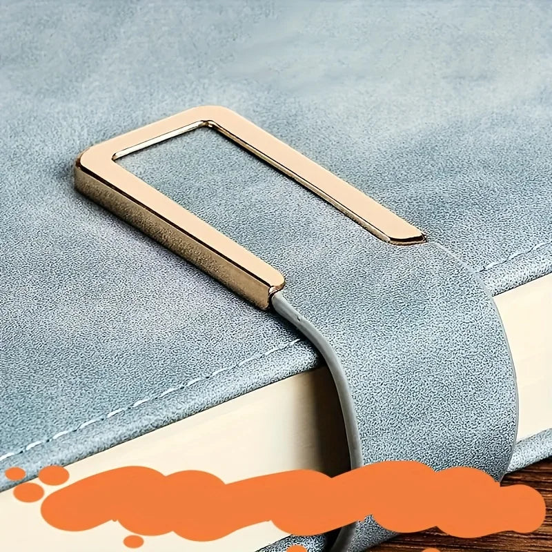 Cuaderno Retro A5 con nombre personalizado, cubierta de cuero suave, Agenda de 200 páginas para estudiantes, suministros de papelería escolar y de oficina de negocios a la moda