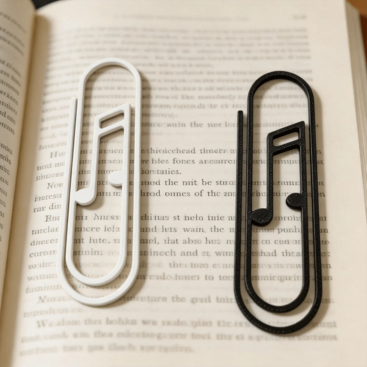 4 marcapáginas con notas musicales y partituras, adecuados para oficinas y estudios, diseño musical elegante, adecuados para libros y partituras