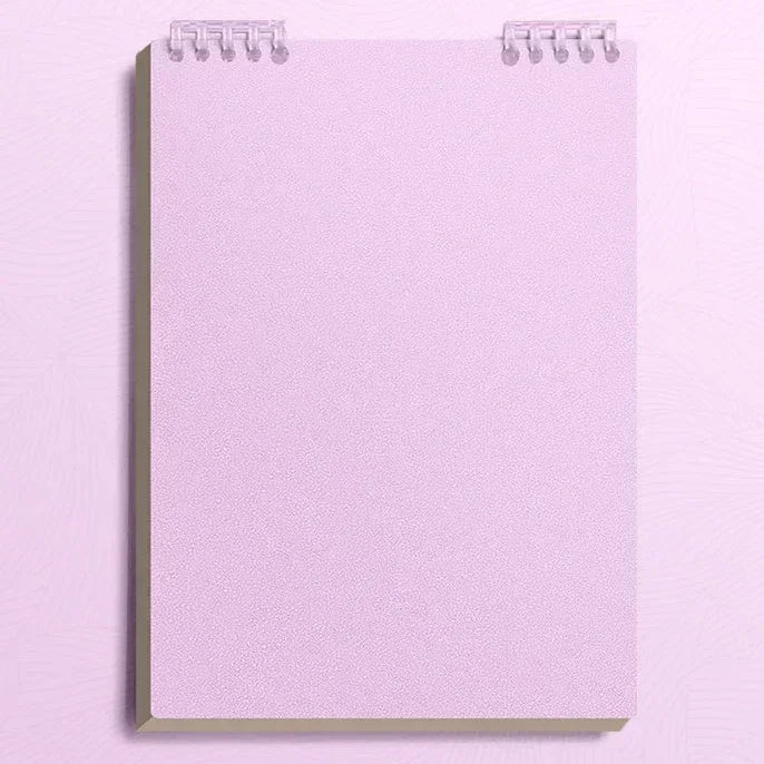 Cuaderno A5 de 60 Hojas Gruesas con Espiral, Hojas Sueltas con Páginas Rayadas para Estudiantes, Material de Oficina y Papelería Escolar