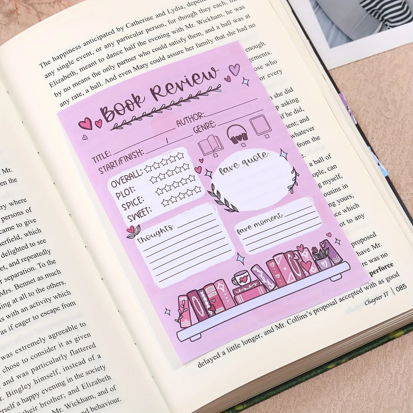 Bloc de notas divertido para reseñas de libros, 1/2 unidades, regalo perfecto para amantes de los libros y uso diario en la oficina, ideal para organizar ideas y notas.