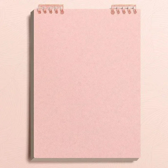 Cuaderno A5 de 60 Hojas Gruesas con Espiral, Hojas Sueltas con Páginas Rayadas para Estudiantes, Material de Oficina y Papelería Escolar