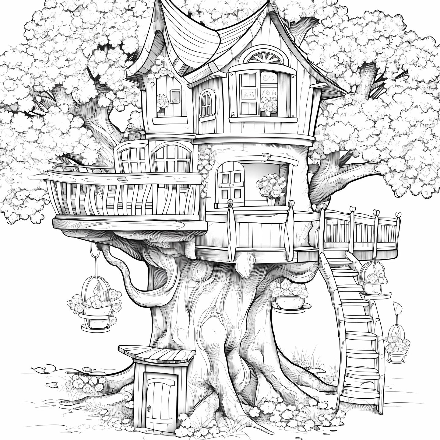 Libro para colorear Castillo de hadas, regalo de 20 páginas para fiesta de cumpleaños, alivia el estrés, mata el tiempo, pintura de Graffiti, libro de dibujo artístico