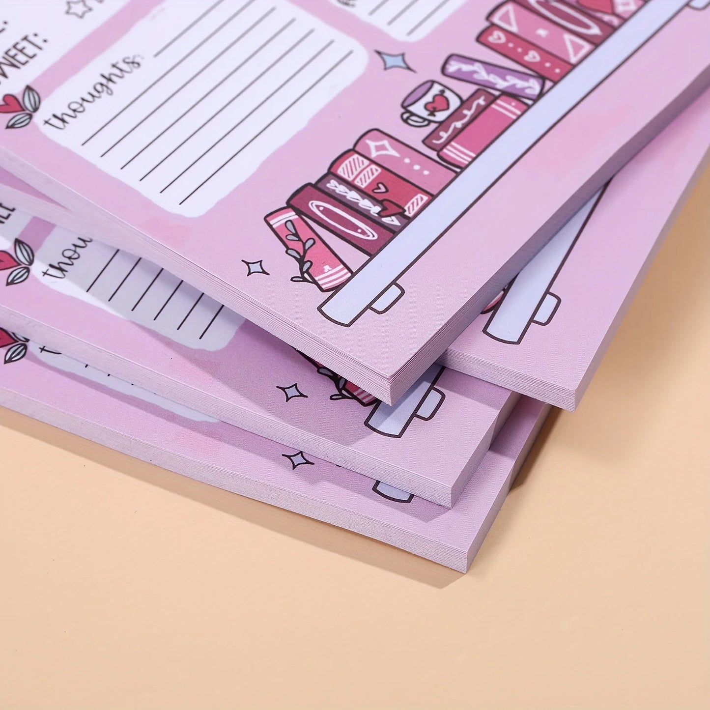 Bloc de notas divertido para reseñas de libros, 1/2 unidades, regalo perfecto para amantes de los libros y uso diario en la oficina, ideal para organizar ideas y notas.