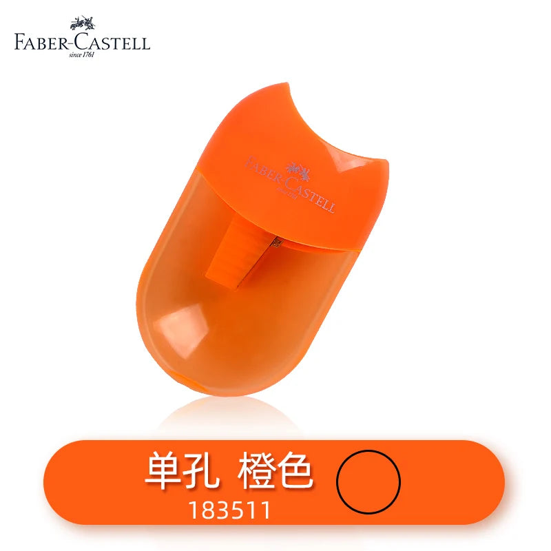 Faber Castell-Sacapuntas Kawaii para niños, Sacapuntas de un solo/doble agujero, material escolar para la vuelta a la escuela