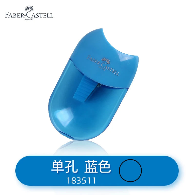 Faber Castell-Sacapuntas Kawaii para niños, Sacapuntas de un solo/doble agujero, material escolar para la vuelta a la escuela