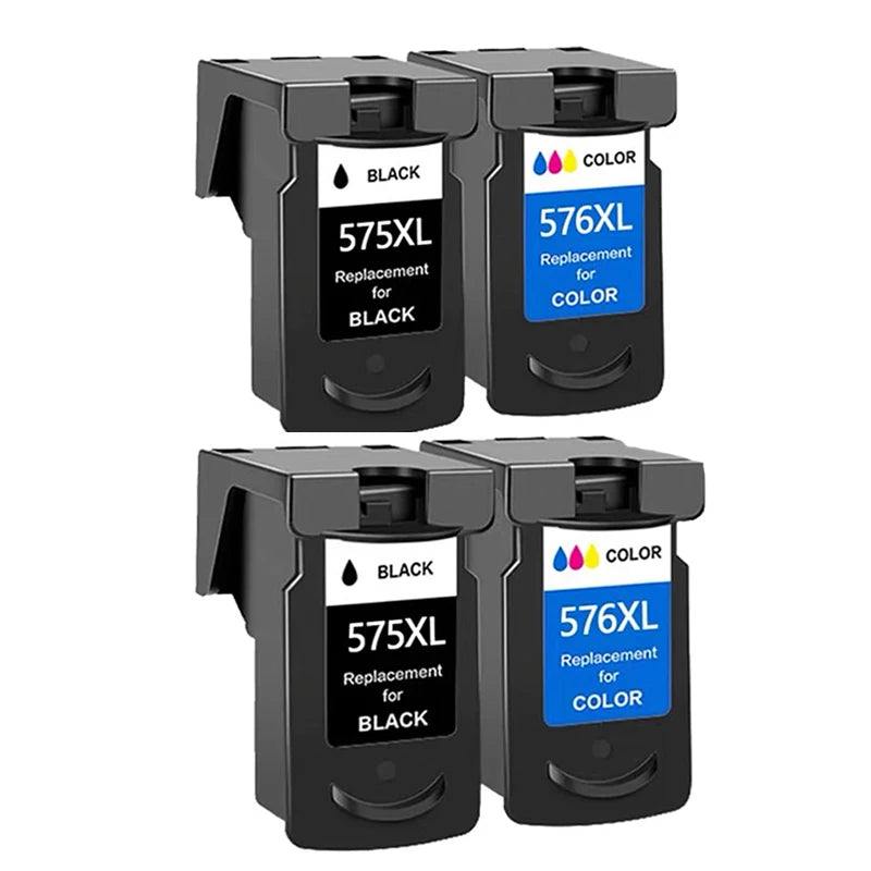PG575 CL576 cartucho de tinta remanufacturado 575XL 576XL PG-575 CL-576 para impresora Canon PIXMA TS3550i TS3551i TR4750i TR4751i