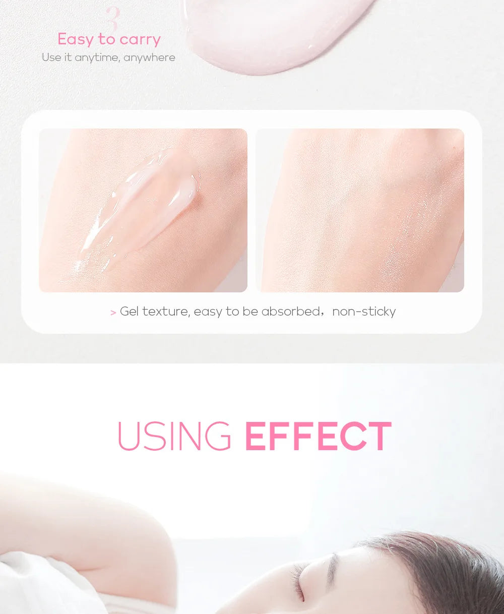 100 Uds Sakura mascarillas hidratantes para dormir crema de noche de viaje nutritiva Facial mejora la rugosidad y la sequedad productos para el cuidado de la piel