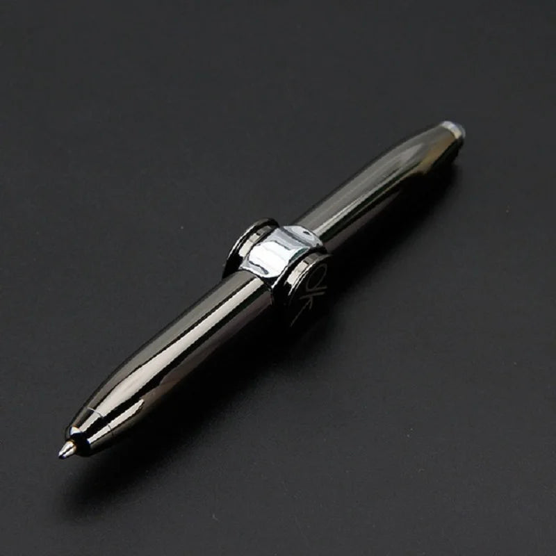 Bolígrafo LED multifunción creativo, giroscopio giratorio de descompresión, bolígrafo de Metal, suministros escolares de oficina a la moda, bolígrafos de escritura