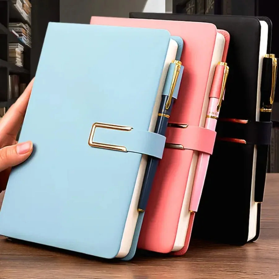 Cuaderno Retro A5 con nombre personalizado, cubierta de cuero suave, Agenda de 200 páginas para estudiantes, suministros de papelería escolar y de oficina de negocios a la moda