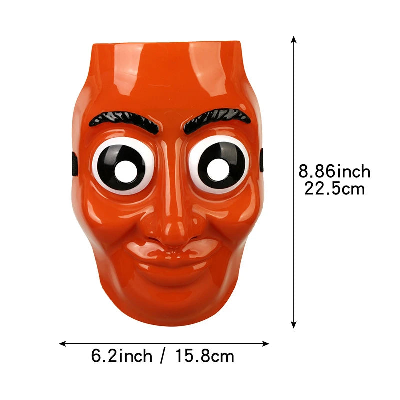 Accesorios de Cosplay de Brainrot italiano, máscara facial de Halloween de Tung Tung Sahur, máscaras de fiesta, juguete de Anime, decoración de Festival, disfraz divertido