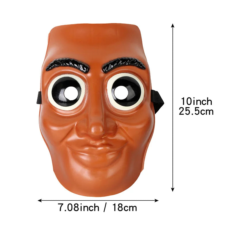 Accesorios de Cosplay de Brainrot italiano, máscara facial de Halloween de Tung Tung Sahur, máscaras de fiesta, juguete de Anime, decoración de Festival, disfraz divertido