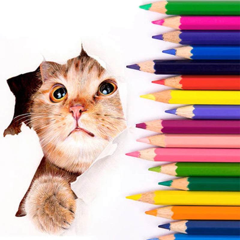 Faber Castell-Juego de lápices de colores para estudiantes y principiantes, suministros de arte, grafiti pintado a mano, material escolar seguro, 72/48/36